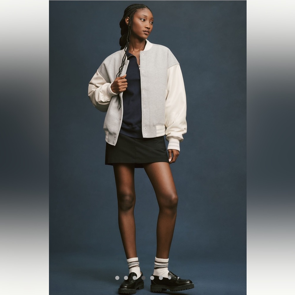 Good American Varsity Bomber Jacket, xxs/xs